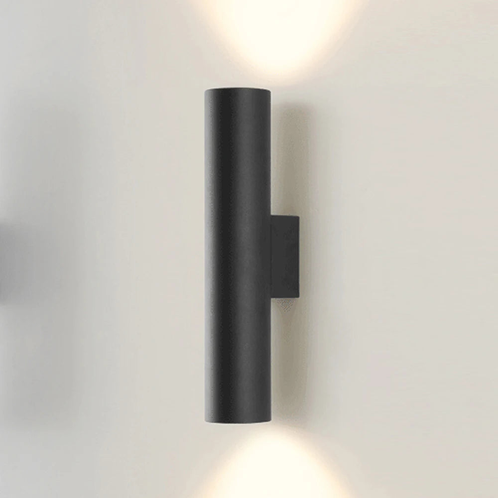 Modern aluminum wall light with LED lighting for bedrooms and hallways