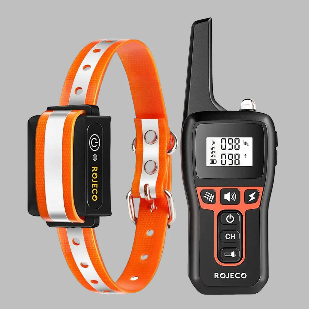 Waterproof dog collar with remote control