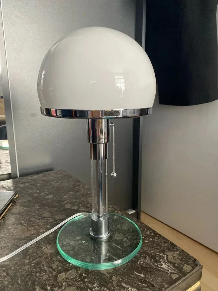 Bauhaus Sphere table lamp with glass globe shade
