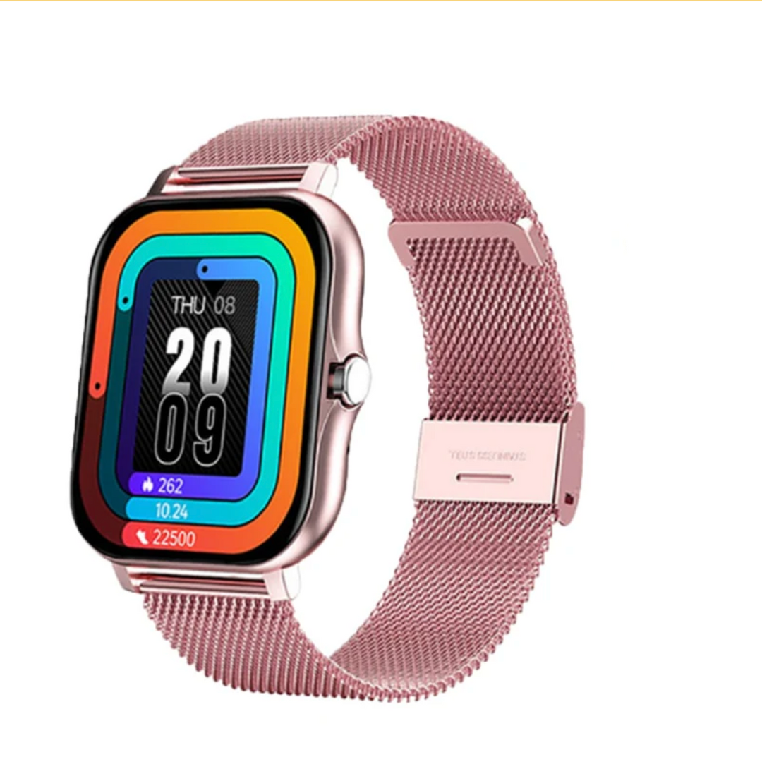 Smartwatch with fitness tracker and touchscreen 