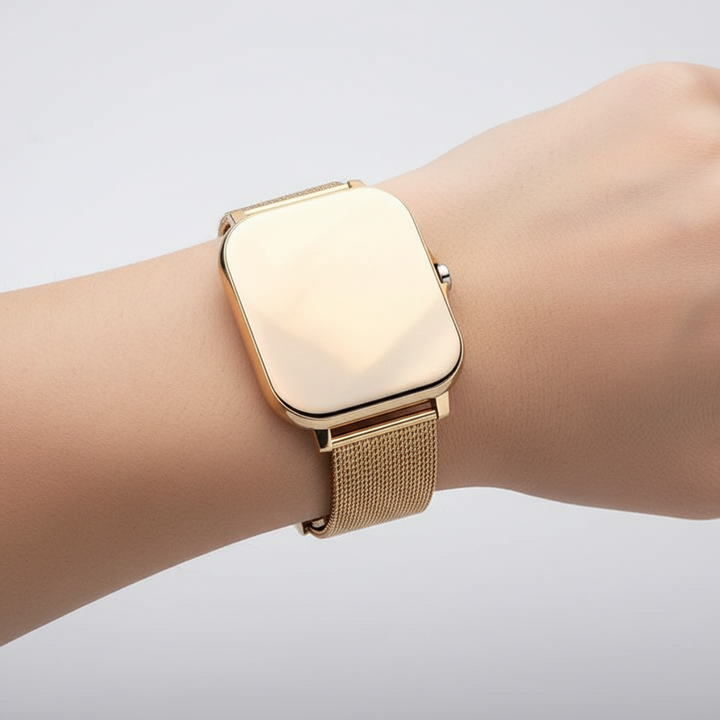 Smartwatch with fitness tracker and touchscreen 