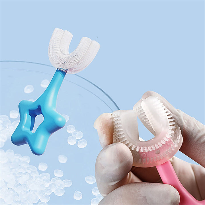 U-shaped children's toothbrush 