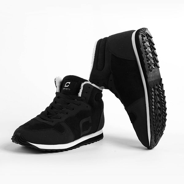 Men's winter shoes with warm lining and non-slip sole