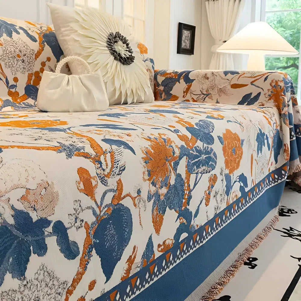 Chenille-Jacquard-Sofabezug für einen gepflegten Sofa-Look