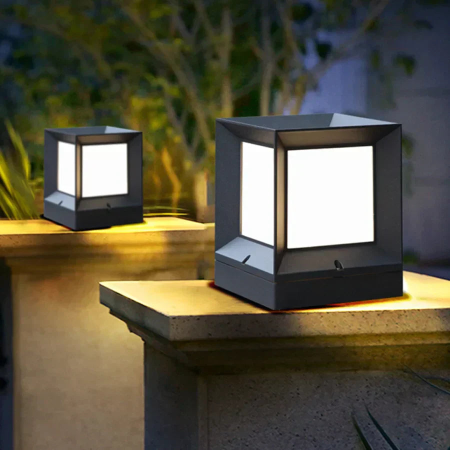 Modern LED floor lamp for gates and driveways