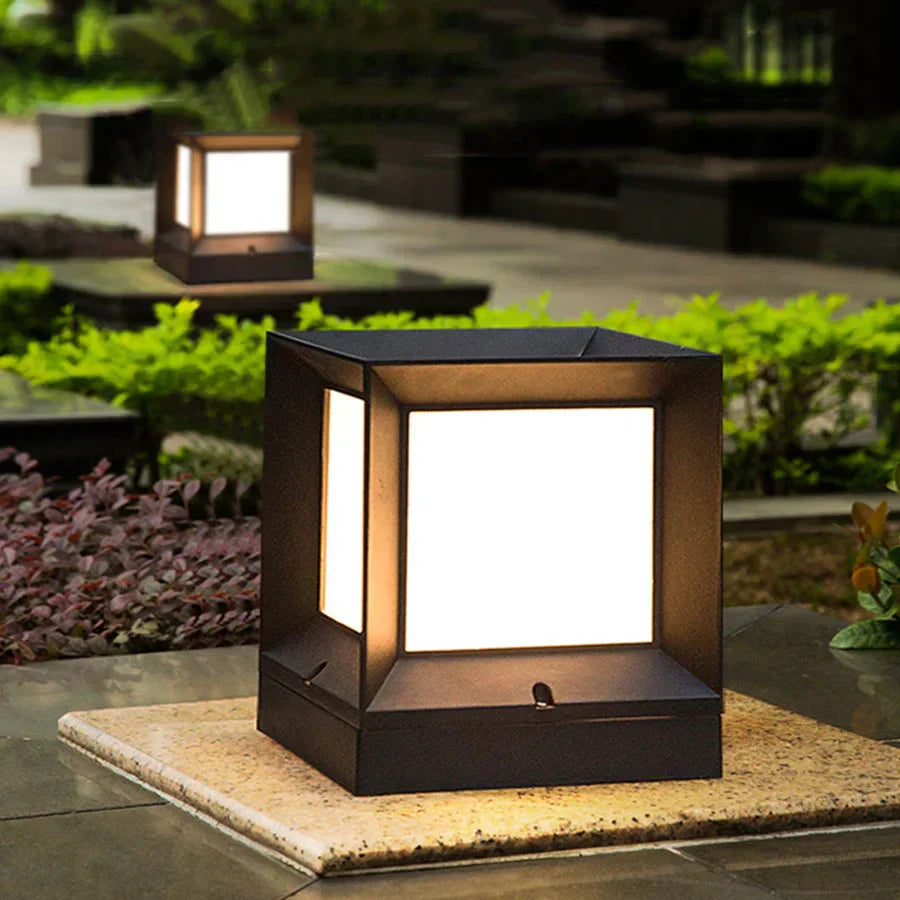 Modern LED floor lamp for gates and driveways