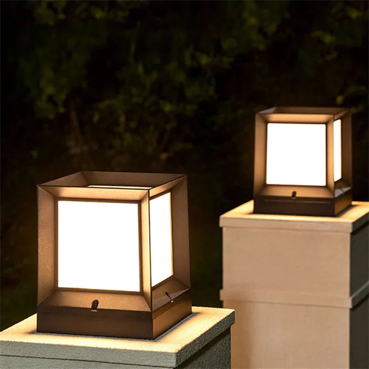 Modern LED floor lamp for gates and driveways