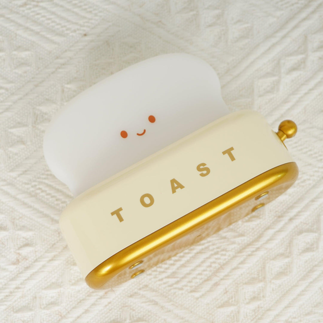 Toaster table lamp with integrated battery