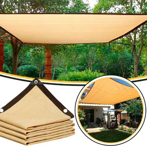 Weatherproof sunshade sail with UV protection for garden &amp; terrace