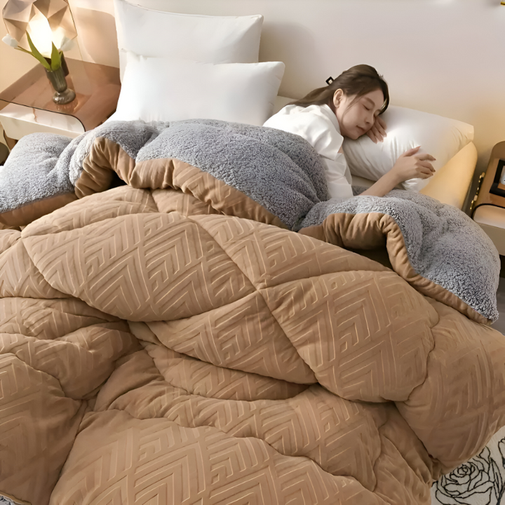 Fleece Bettdecke – Doppelseitiges Plaid für alle Jahreszeiten