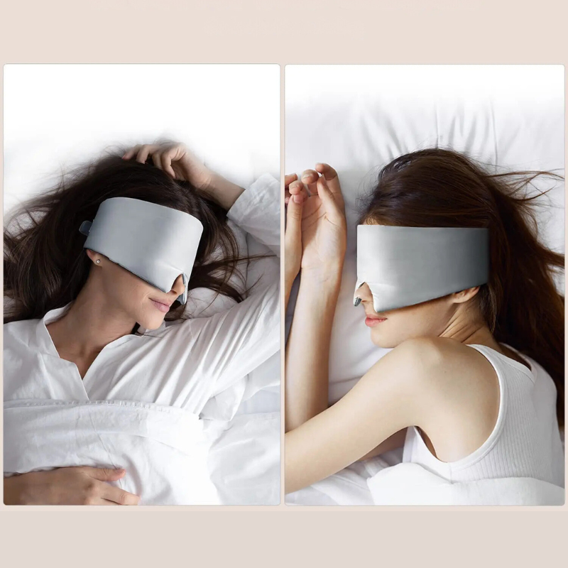 Blackout sleep mask for women with adjustable strap