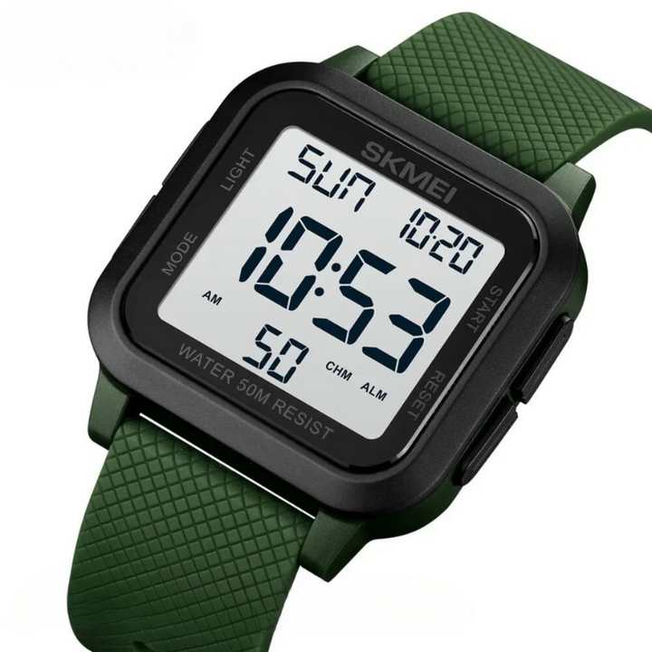 Robust waterproof outdoor military watch for men