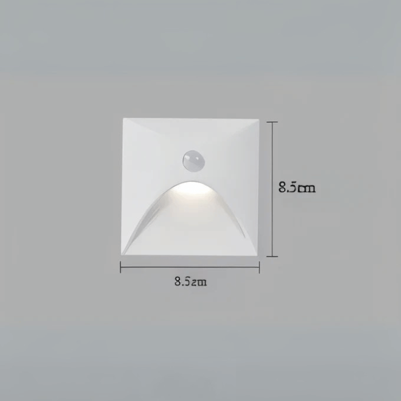 Modern LED wall light with motion sensor