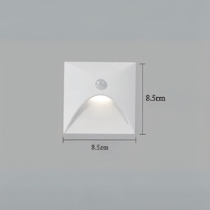 Modern LED wall light with motion sensor