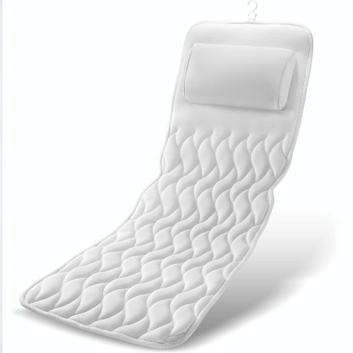 Bathtub pillow full body – bath mat with mesh padding