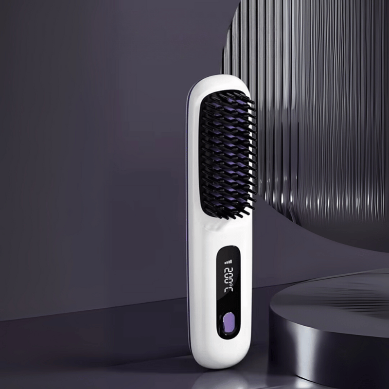 Cordless hair straightener for flexible hair styling 