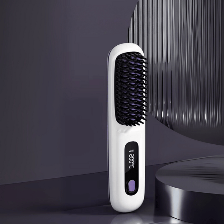 Cordless hair straightener for flexible hair styling 