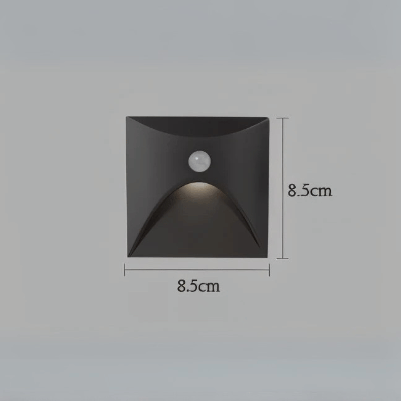 Modern LED wall light with motion sensor