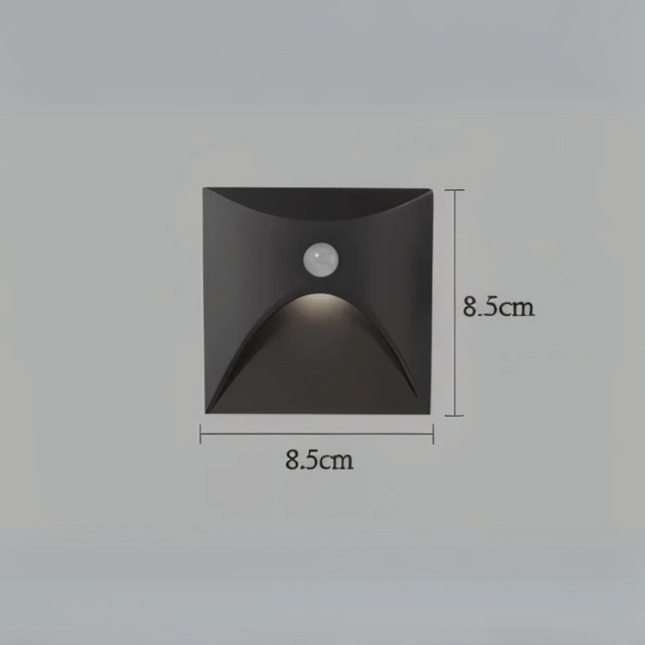 Modern LED wall light with motion sensor