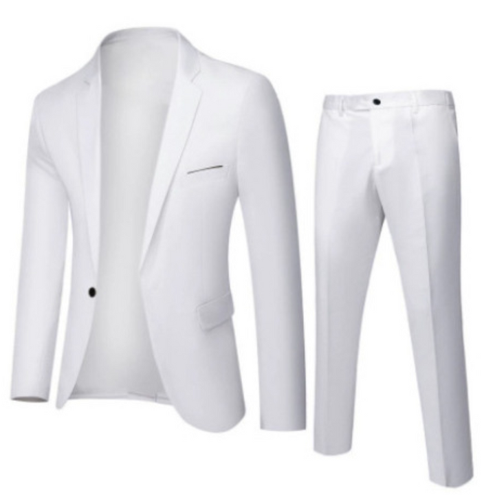 Men's Two-Piece Suit Set with Modern Cut 