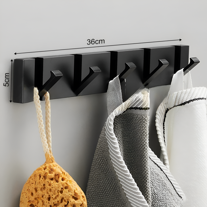 Moderner Wandhaken aus Aluminium mit klappbarem Faltdesign
