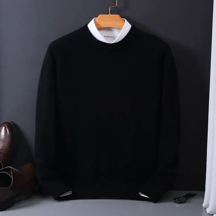 Men's Cashmere Sweater with Crew Neck