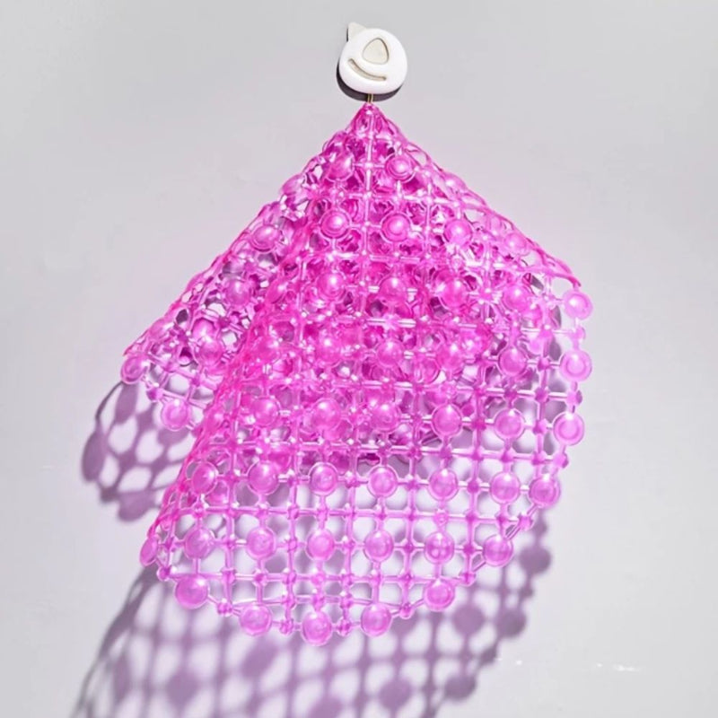 Non-slip shower mat with suction cups and fast water drainage