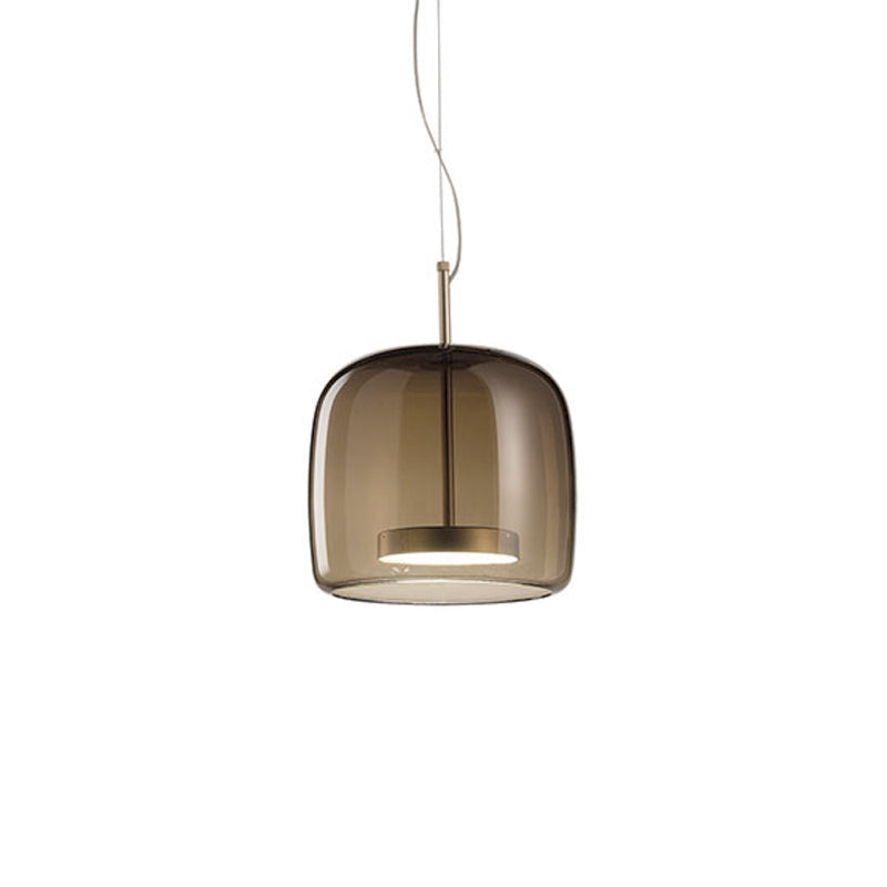 Modern glass pendant light – clear, timeless &amp; ideal for dining areas