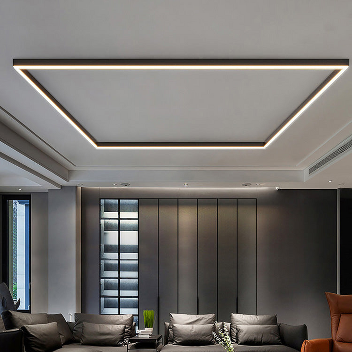 Modern LED ceiling light in Scandinavian style