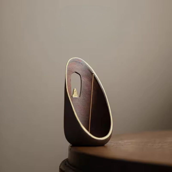 Ceramic incense stick holder – Zen Flow ash catcher