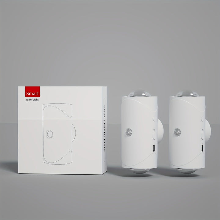 Wall light with LED motion sensor and color change 