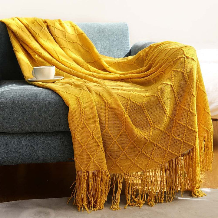 Wohndecke weich warm gemütlich Design