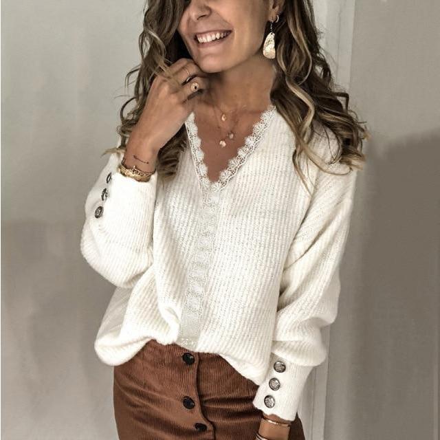 Casual Elegant Knit Sweater for Women