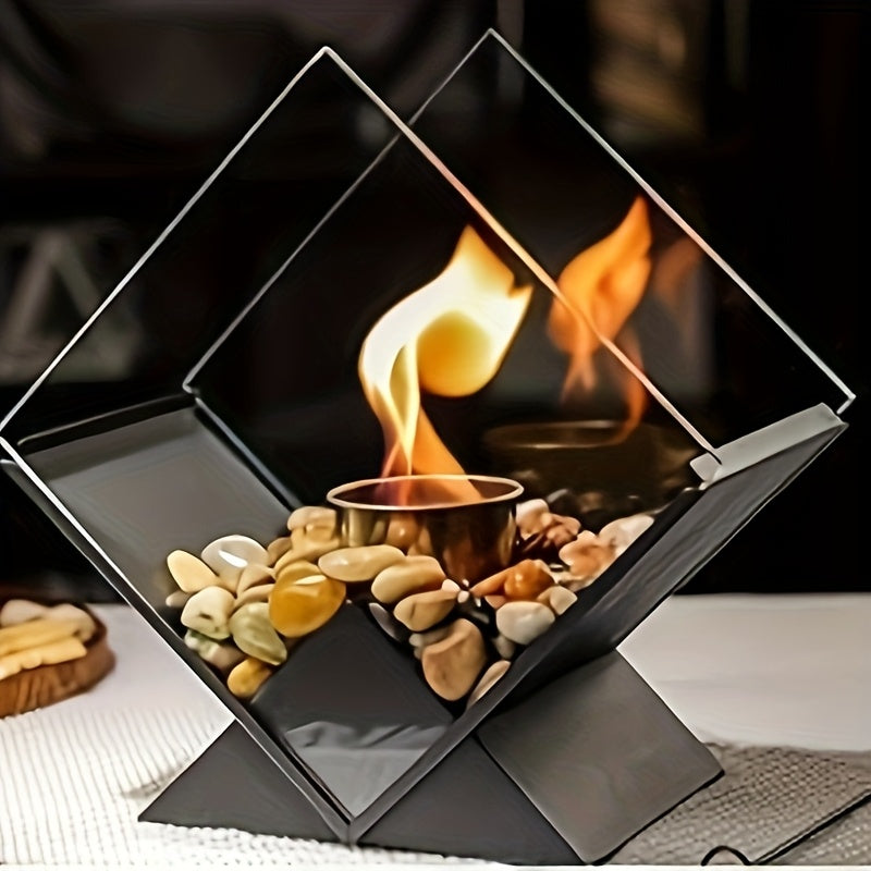 Einzigartiger tragbarer Heizstrahler aus Metall mit Kerzenheizung für draußen und drinnen