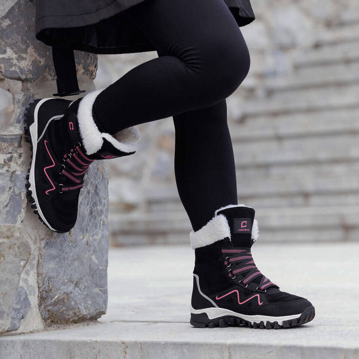 Women's winter boots with thermal lining and weatherproof design 