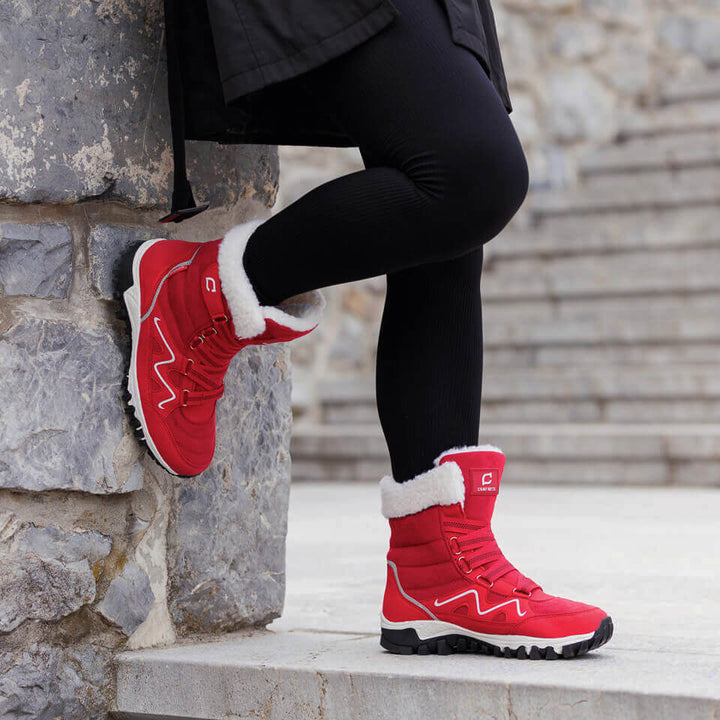 Women's winter boots with thermal lining and weatherproof design 