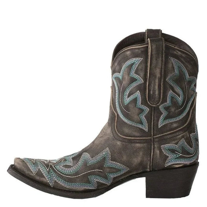 Women's Cowboy Boots with Embroidery