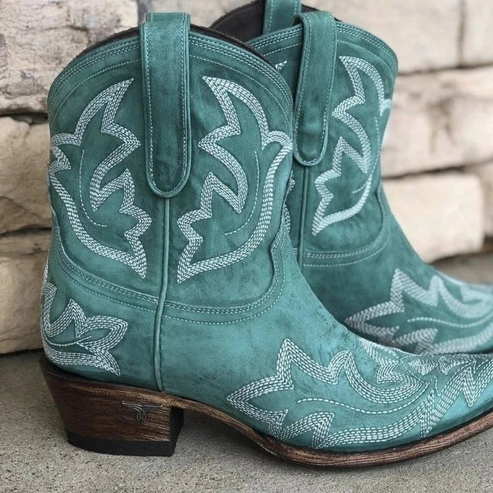 Women's Cowboy Boots with Embroidery