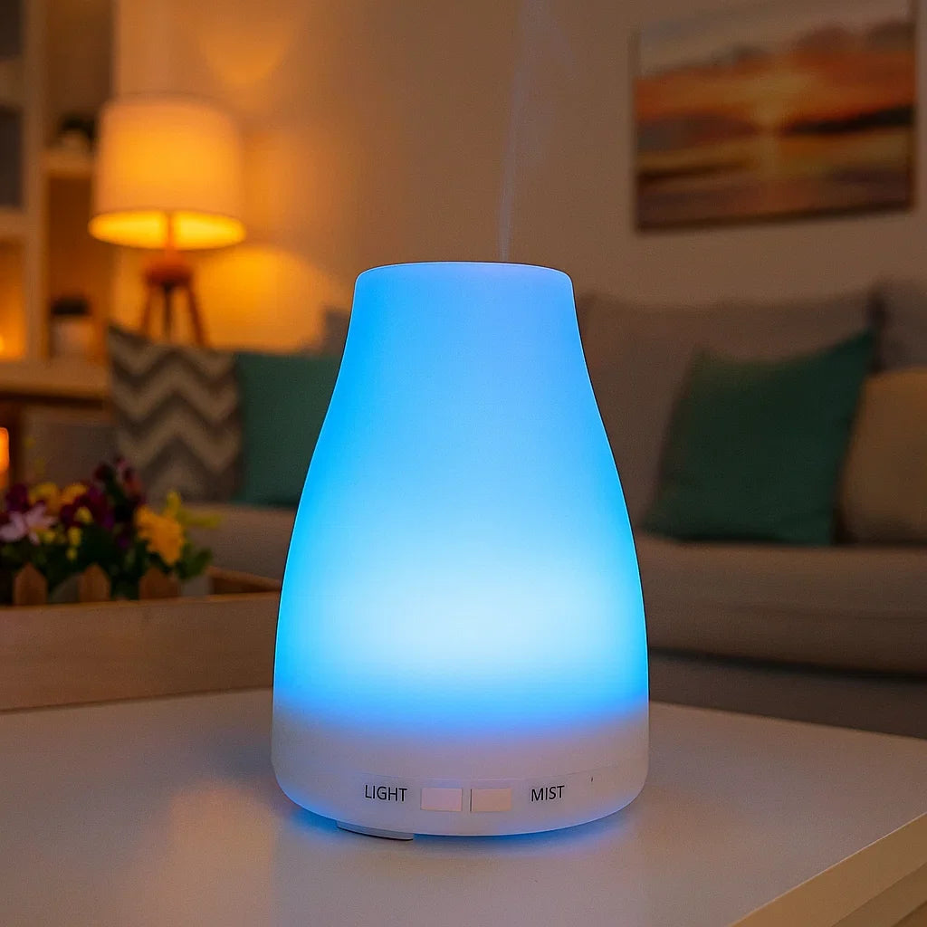 Aroma-Diffuser mit sanftem kühlem Nebel und wechselnden LED-Farben