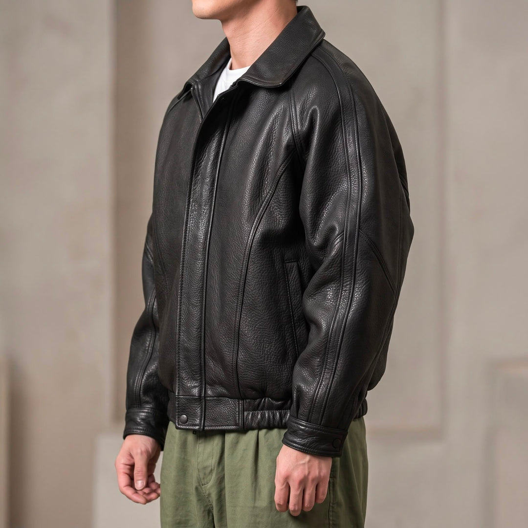 Herren Bikerjacke – Stilvoller Klassiker mit Moderner Passform