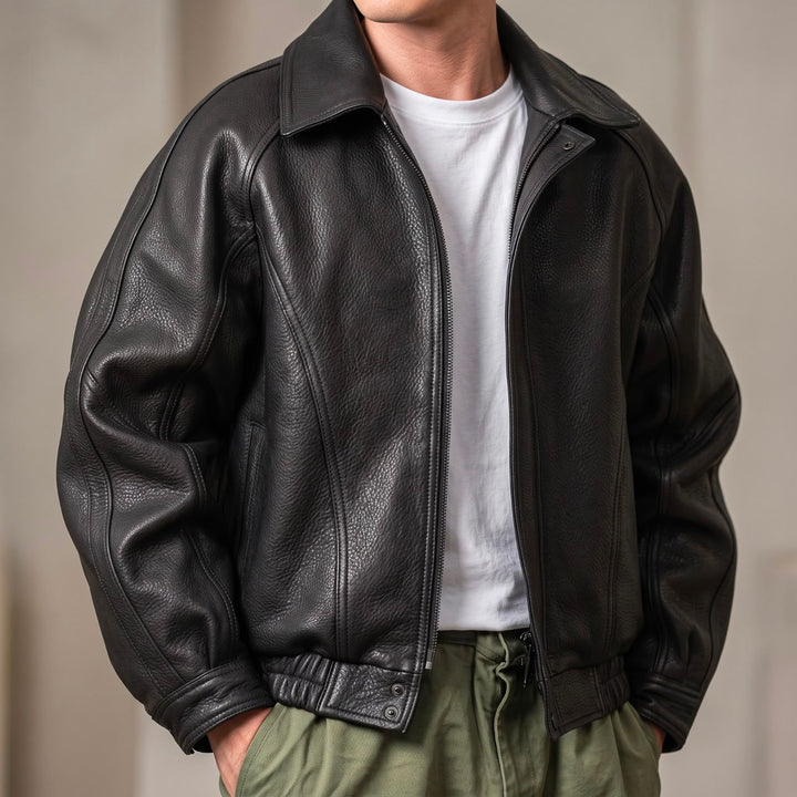 Herren Bikerjacke – Stilvoller Klassiker mit Moderner Passform