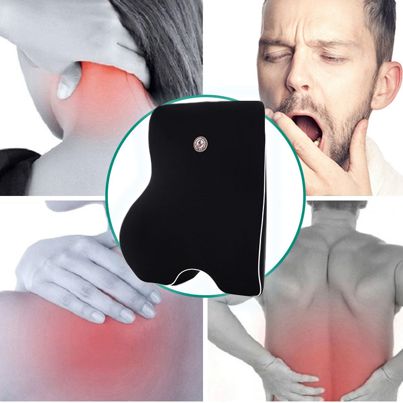 Lumbar support pillow with memory foam