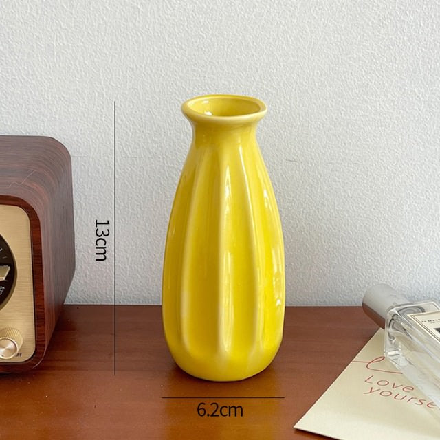 Keramik Blumenvase Minimalistisches Design