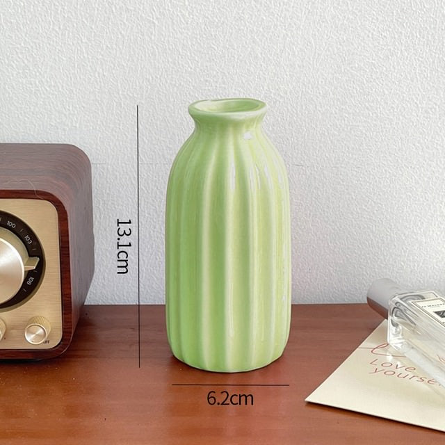 Keramik Blumenvase Minimalistisches Design