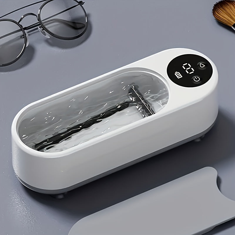 Wireless ultrasonic cleaning machine for glasses and jewelry – Portable with USB charging