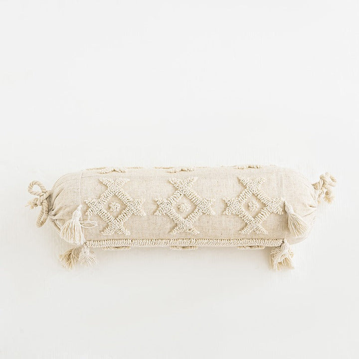 Bügelfreier Kissenbezug Beige Boho Design