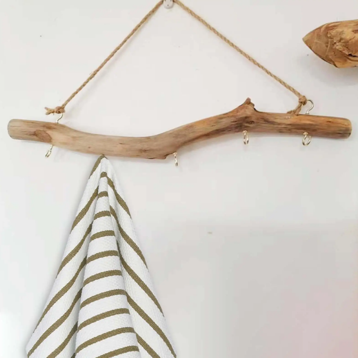 Wandhaken Treibholz Boho-Stil