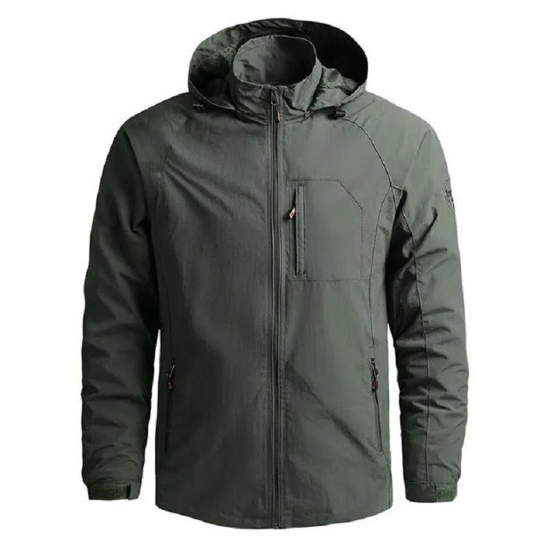 Men's Cargo Jacket Waterproof and Breathable 
