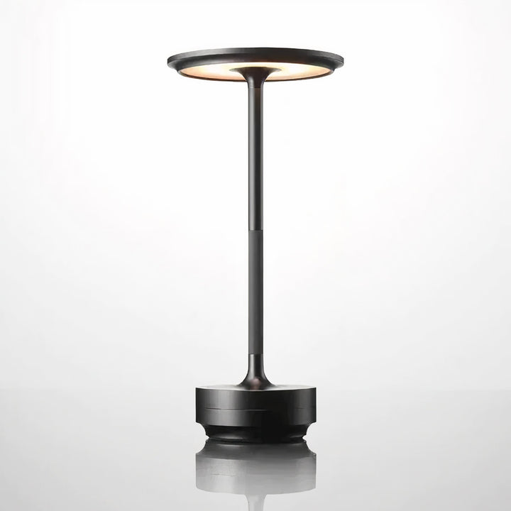 Wireless dimmable designer table lamp in an elegant design