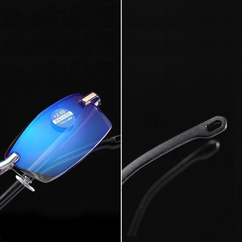 Rimless sunglasses with UV protection – ultra-lightweight &amp; stylish for men